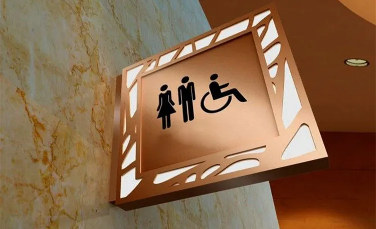 знаки для общественных мест (WC)